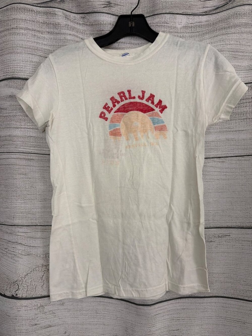 Pearl Jam 2014 Tour White Graphic T-Shirt Size M (runs small)